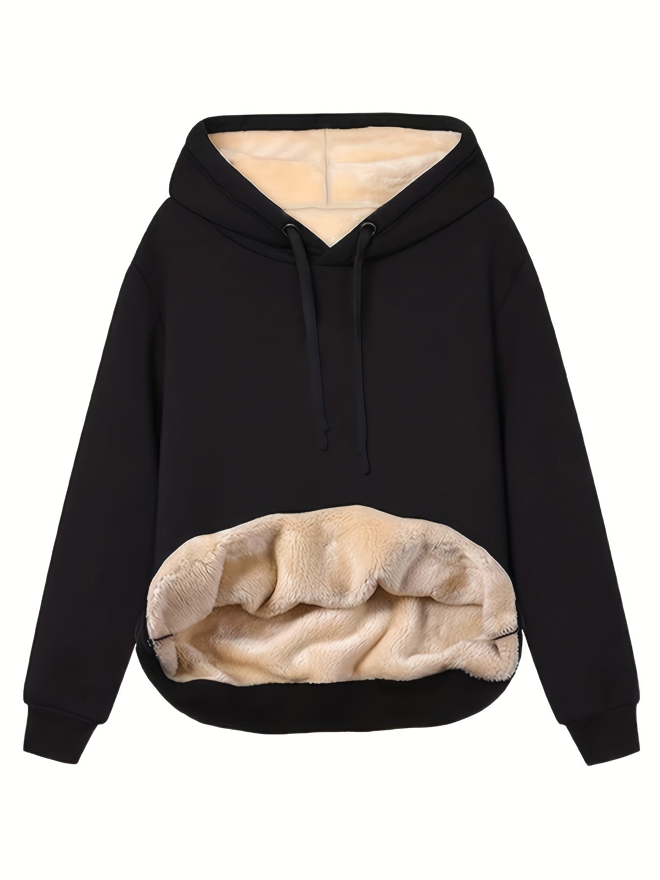 Φούτερ με Κουκούλα και Επένδυση Fleece