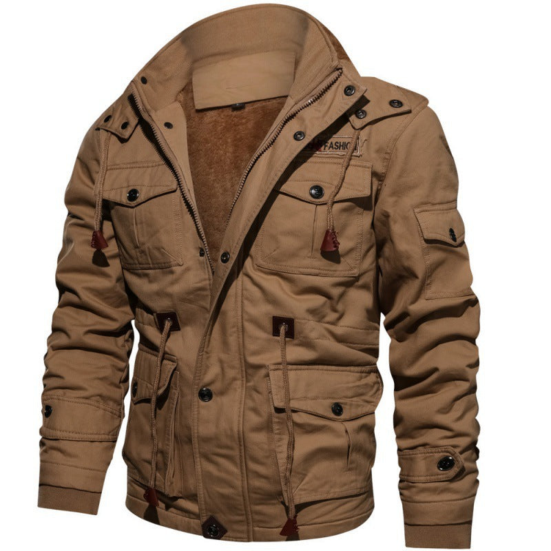 Ανδρικό Χειμερινό Μπουφάν με Επένδυση Fleece - Ζεστό Κομψό Μπουφάν