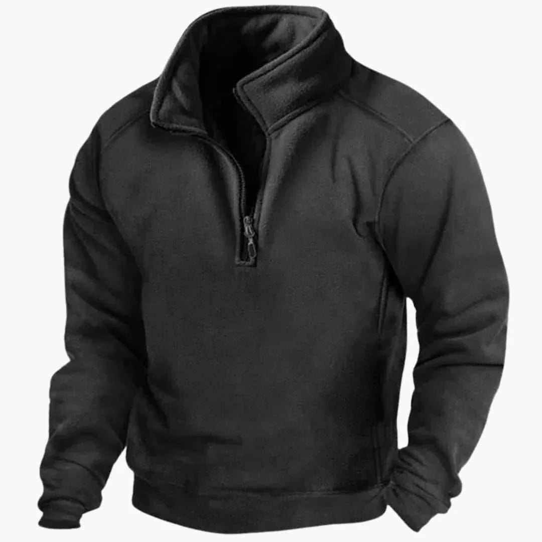 Ανδρική Ζακέτα Fleece με Μισό Φερμουάρ
