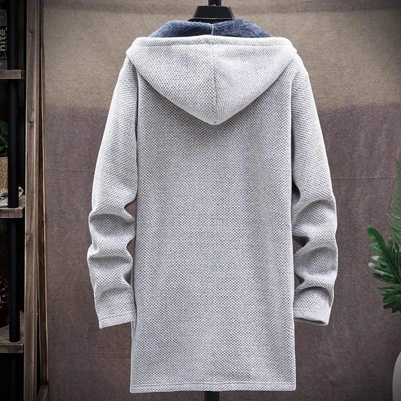 Ζεστό Ανδρικό Ζακέτα Fleece Superstretch με Τονισμένους Ώμους