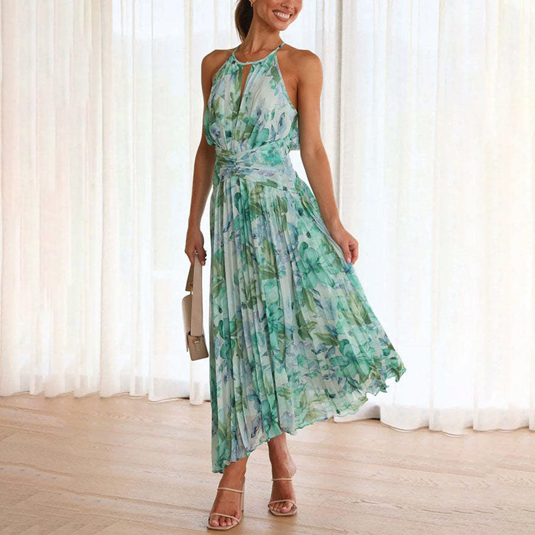 Κομψό Καλοκαιρινό Μάξι Φόρεμα Floral Breeze
