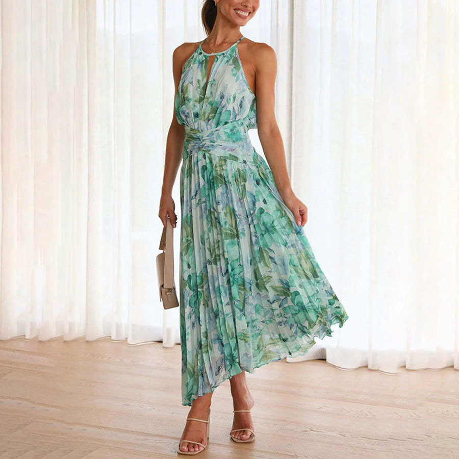 Κομψό Καλοκαιρινό Μάξι Φόρεμα Floral Breeze