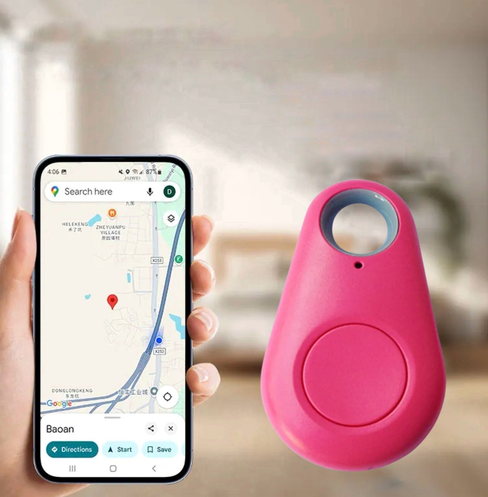 Μίνι Συσκευή Εντοπισμού GPS για Παιδιά με Εντοπισμό Πραγματικού Χρόνου & Λειτουργία SOS