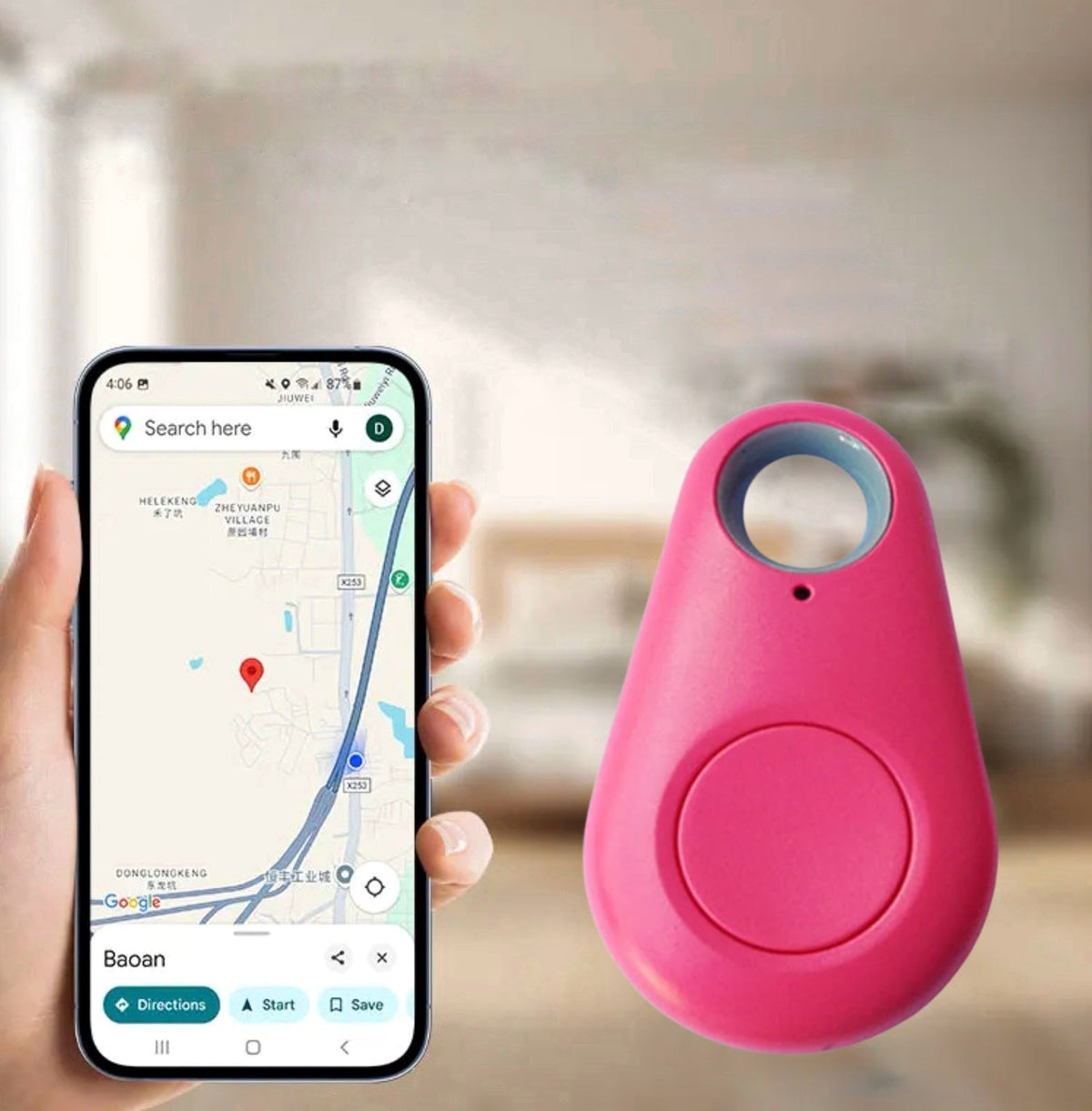Μίνι Συσκευή Εντοπισμού GPS για Παιδιά με Εντοπισμό Πραγματικού Χρόνου & Λειτουργία SOS