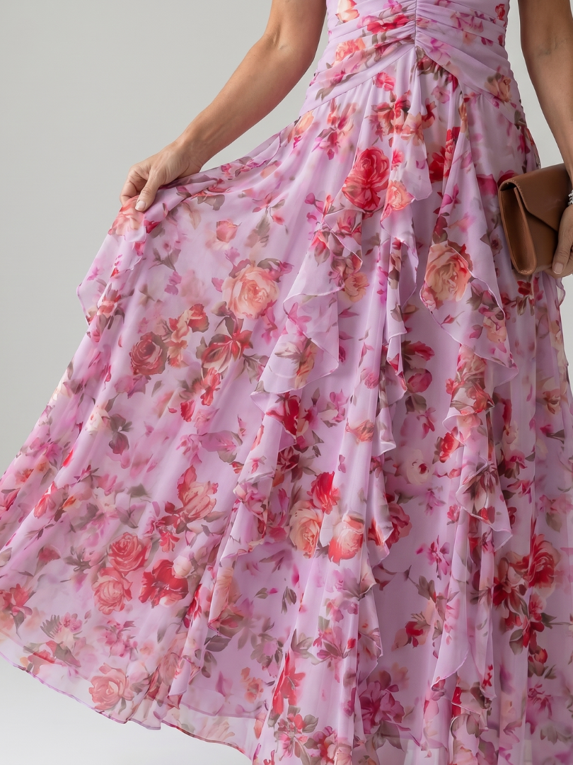Γυναικείο Μάξι Φόρεμα Halter Neck