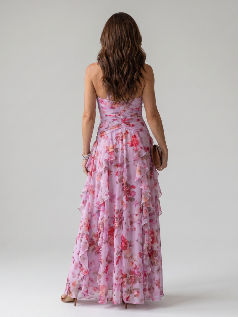 Γυναικείο Μάξι Φόρεμα Halter Neck
