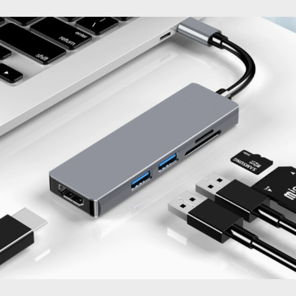 Hub USB-C – Συμπαγής Λύση 5 σε 1 με HDMI 4K
