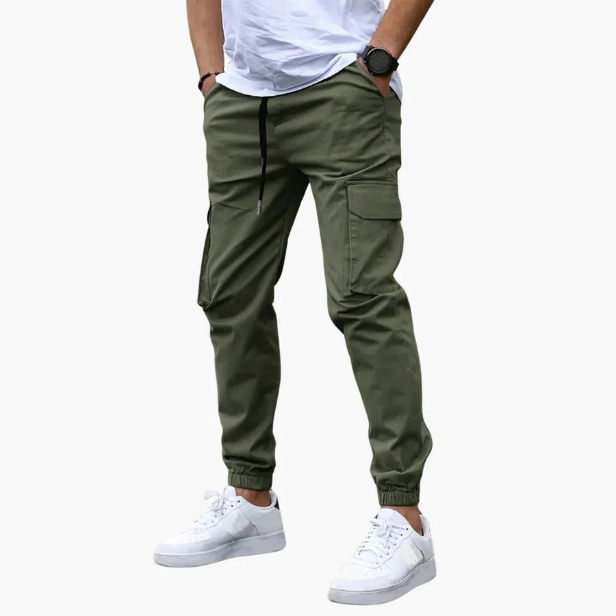 Ανδρικό Παντελόνι Jogger Cargo σε Άνετη Γραμμή με Τσέπες & Στυλ