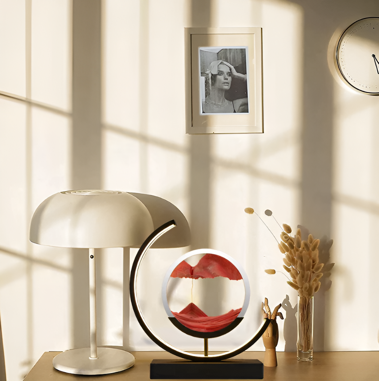 Lampa Ammou me Tylecheiristerio kai Duvatotita Rythmisis Foteinotitas