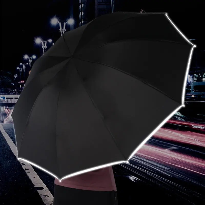 Ομπρέλα με LED και Ενσωματωμένο Φακό