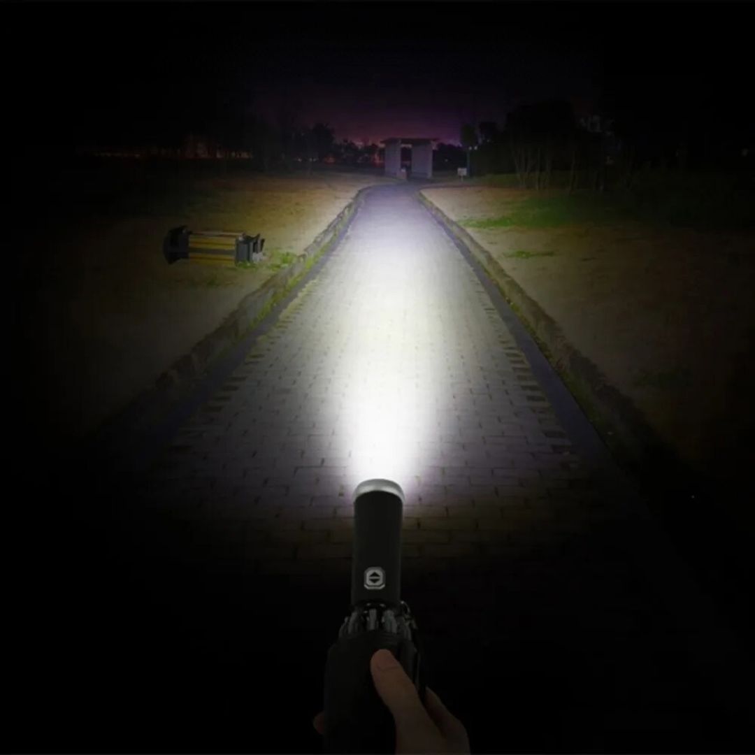 Ομπρέλα με LED και Ενσωματωμένο Φακό