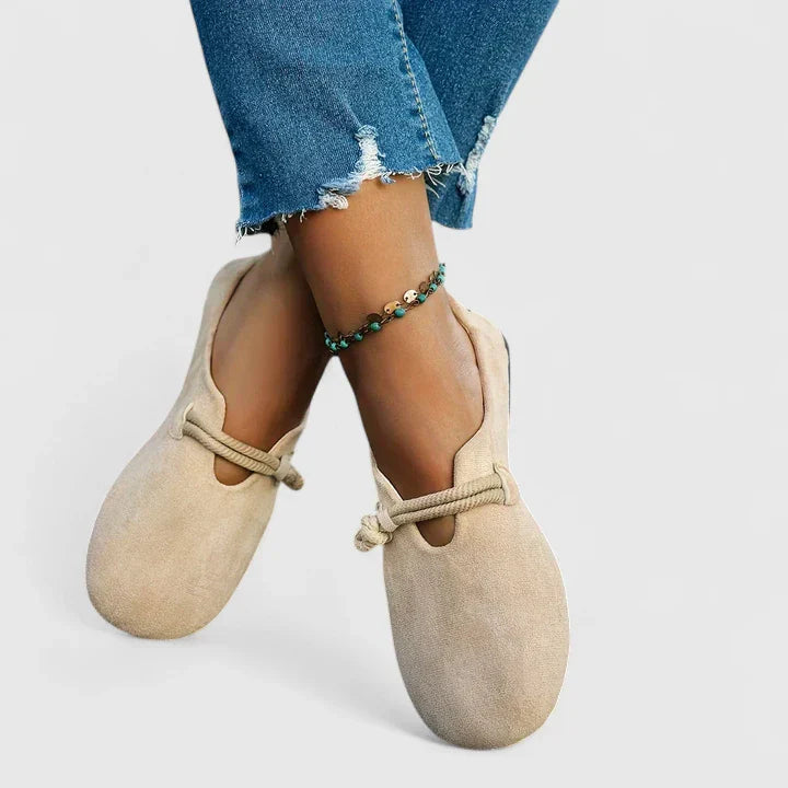 Ορθοπεδικά Γυναικεία Loafers με Λεπτομέρεια από Σχοινί
