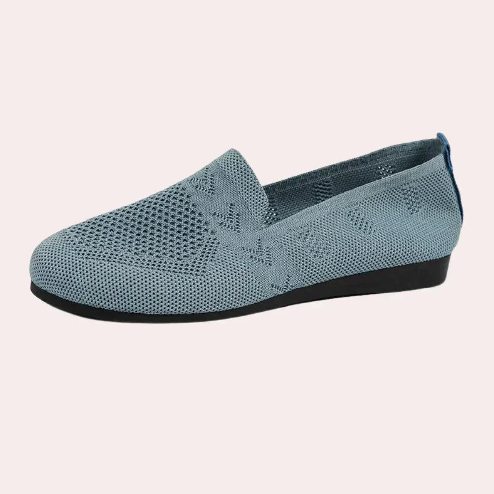 Γυναικεία Πλεκτά Loafers με Αντικραδασμική Προστασία και Υποστήριξη Καμάρας