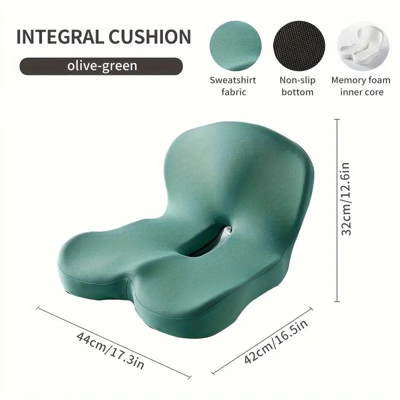 Μαξιλάρι Καθίσματος και Πλάτης Memory Foam - Μαλακή Υποστήριξη για τους Γλουτούς και τη Μέση