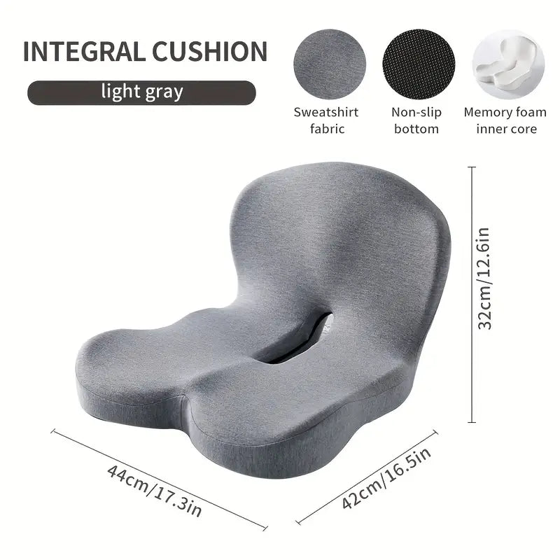 Μαξιλάρι Καθίσματος και Πλάτης Memory Foam - Μαλακή Υποστήριξη για τους Γλουτούς και τη Μέση