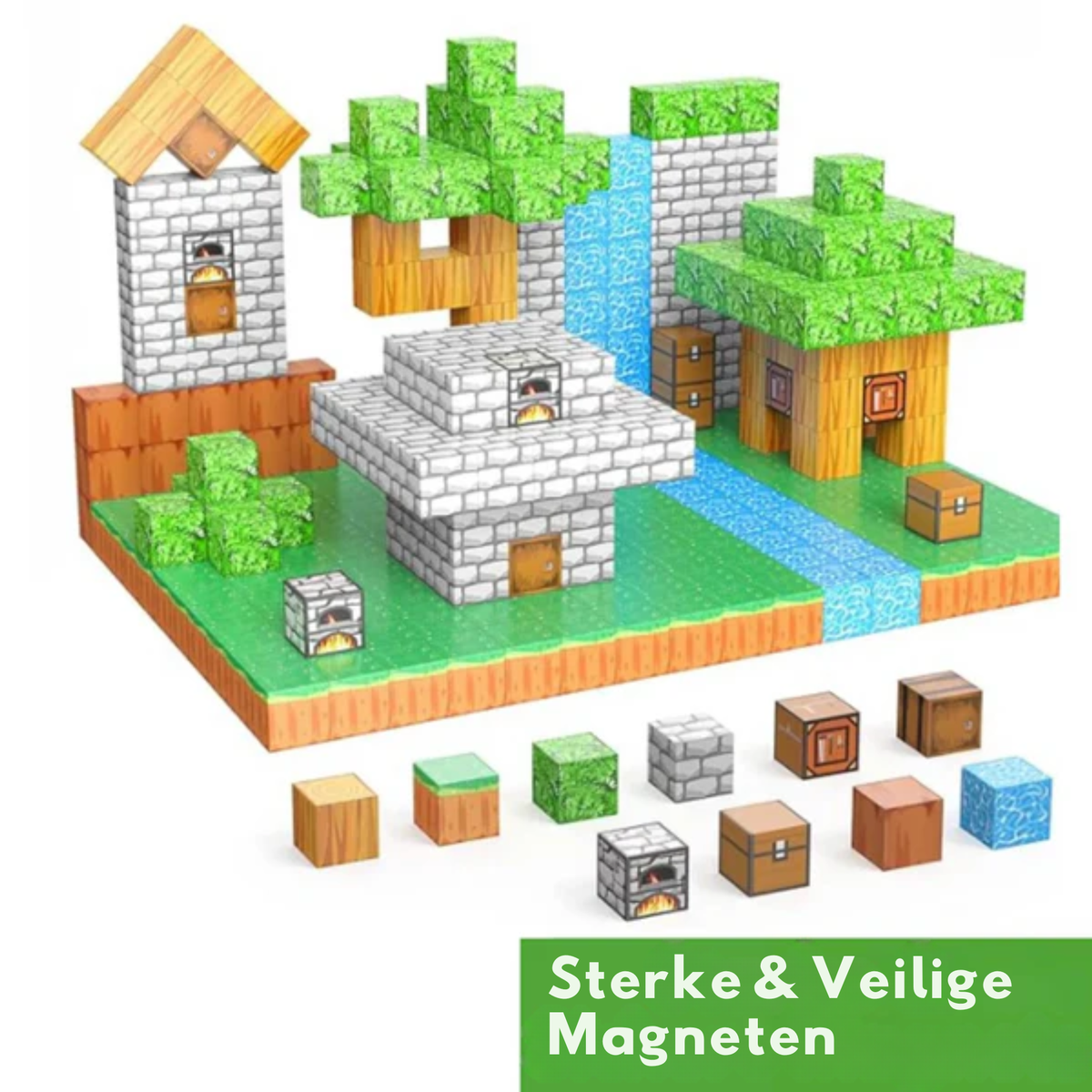 Μαγνητικό Σετ Κατασκευών Minecraft