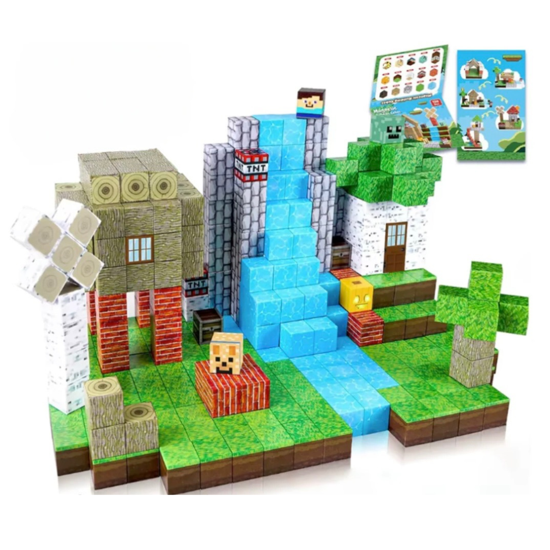 Μαγνητικό Σετ Κατασκευών Minecraft