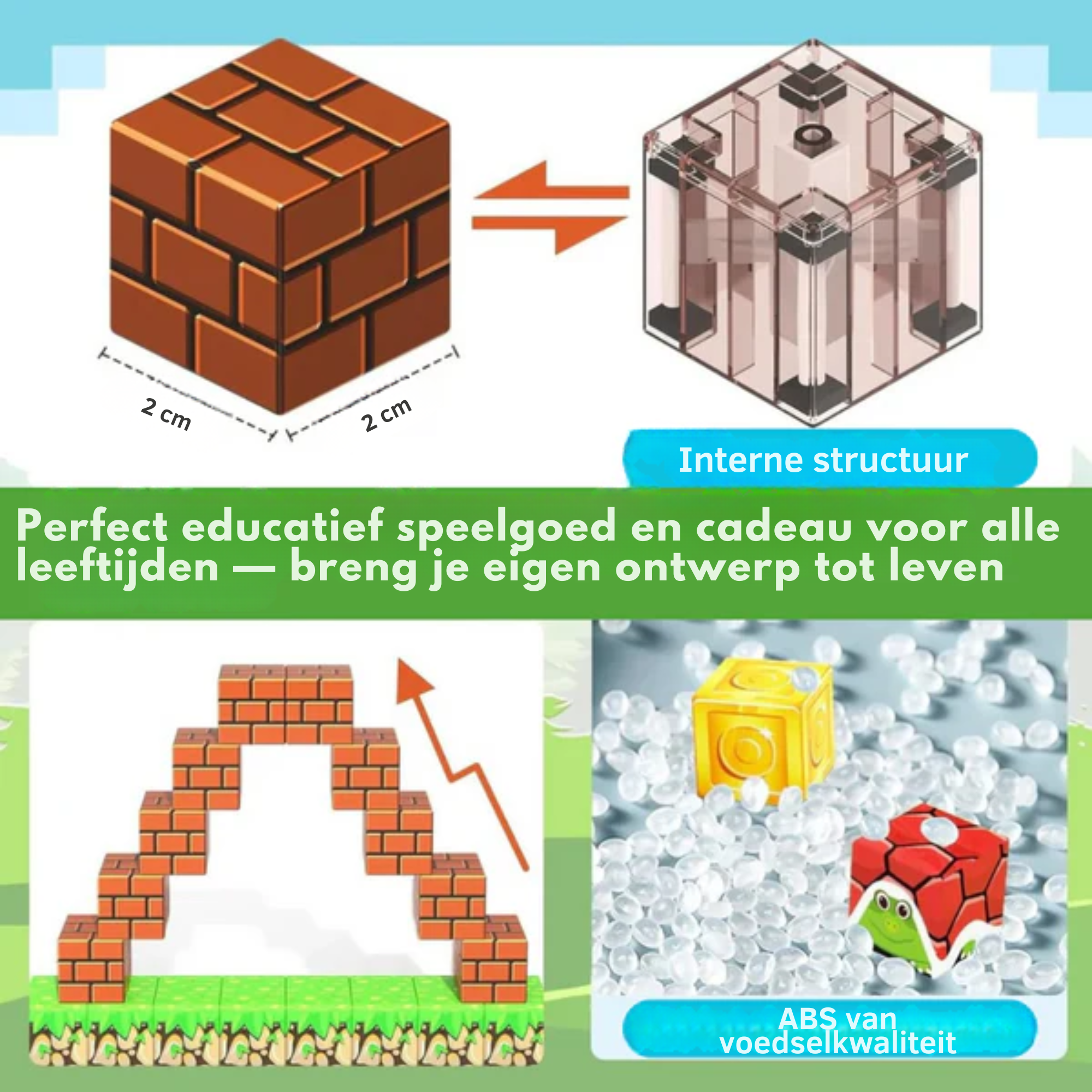 Μαγνητικό Σετ Κατασκευών Minecraft