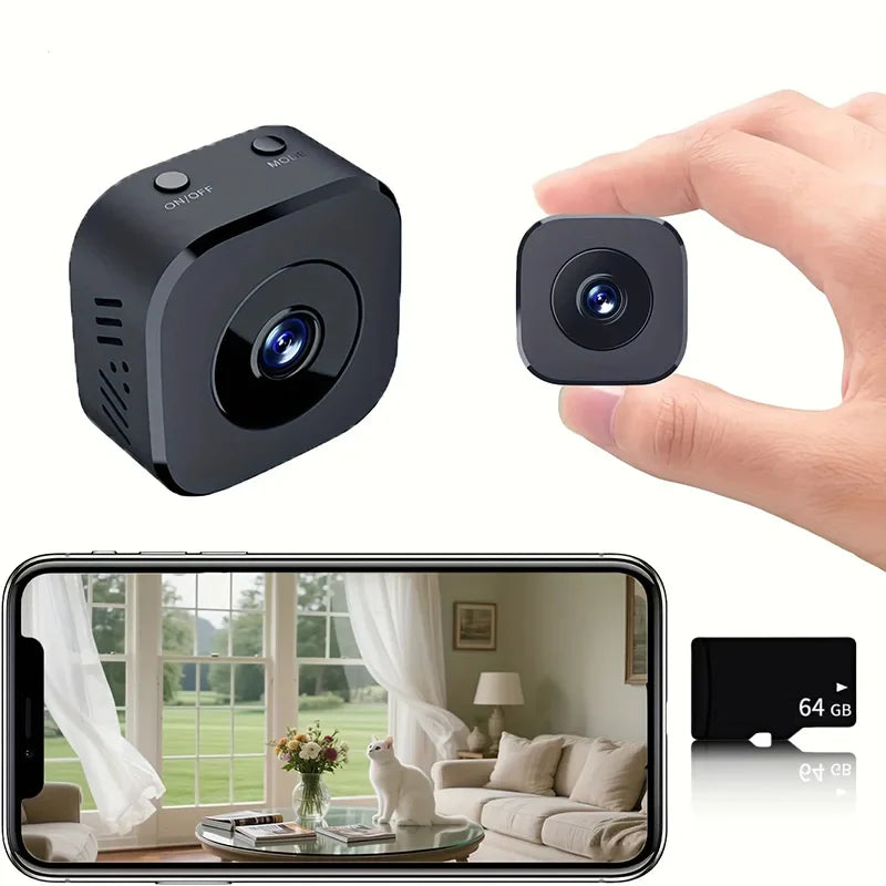 Mini Κάμερα Ασφαλείας 1080P με WiFi και Νυχτερινή Όραση – Ασύρματη Επιτήρηση με Ανίχνευση Κίνησης