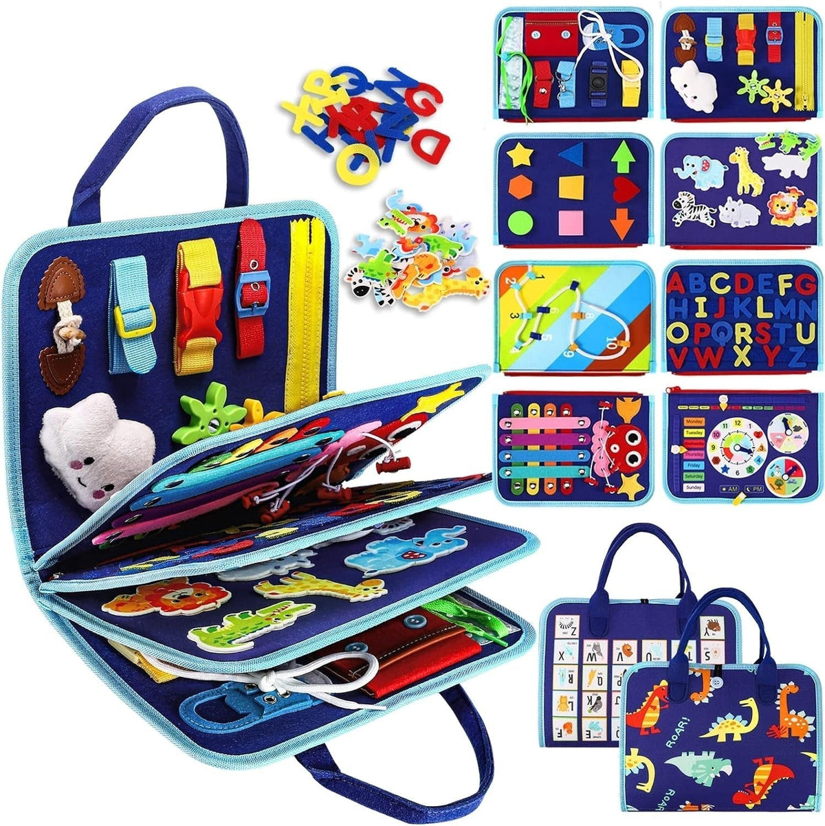Πίνακας Δραστηριοτήτων Montessori Busy Board - Βελτιωμένη Έκδοση