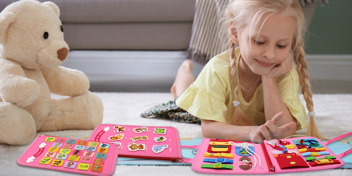 Πίνακας Δραστηριοτήτων Montessori Busy Board - Βελτιωμένη Έκδοση