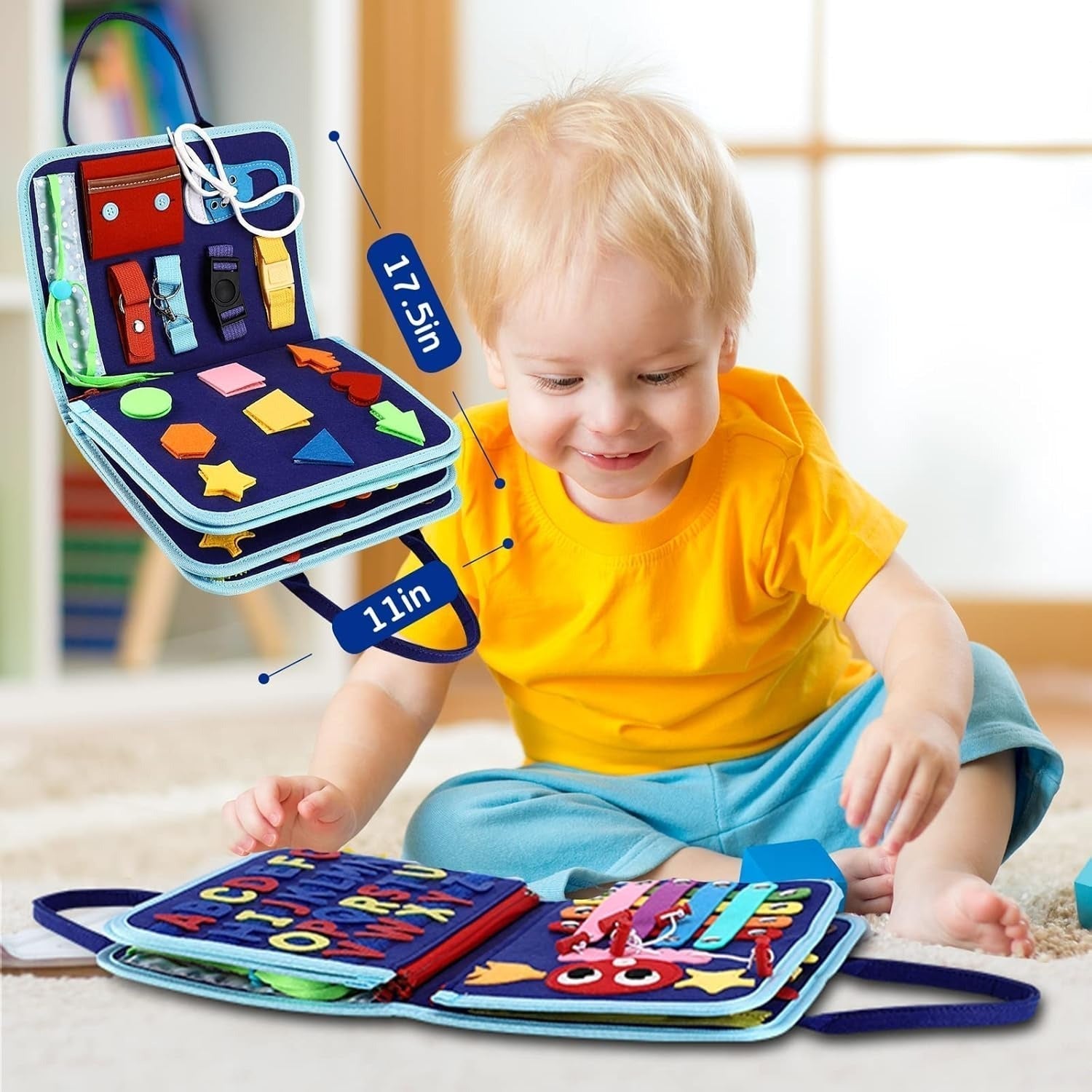 Πίνακας Δραστηριοτήτων Montessori Busy Board - Βελτιωμένη Έκδοση