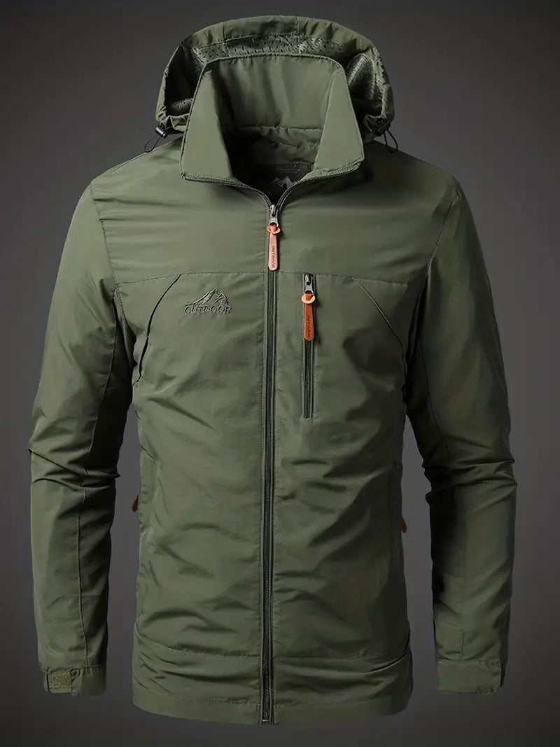 Αδιάβροχο και Αντιανεμικό Ανδρικό Μπουφάν Outdoor για Όλες τις Δραστηριότητες