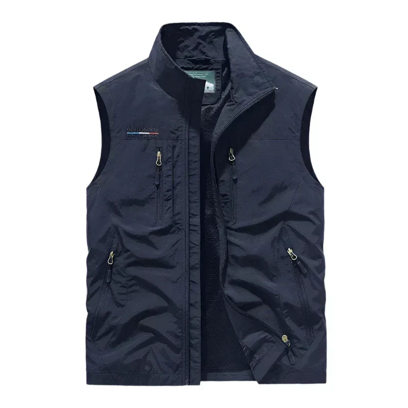 Ανδρικό Ελαφρύ Γιλέκο Outdoor με Φερμουάρ