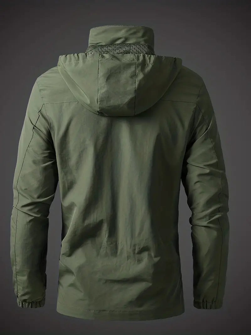 Αδιάβροχο και Αντιανεμικό Ανδρικό Μπουφάν Outdoor για Όλες τις Δραστηριότητες