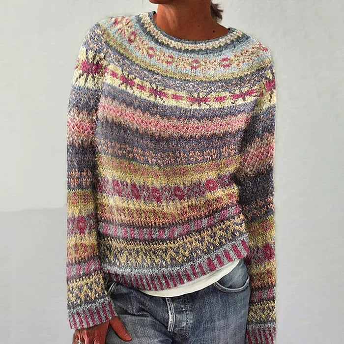 Γυναικείο Πλεκτό ΠουλOver Fair Isle