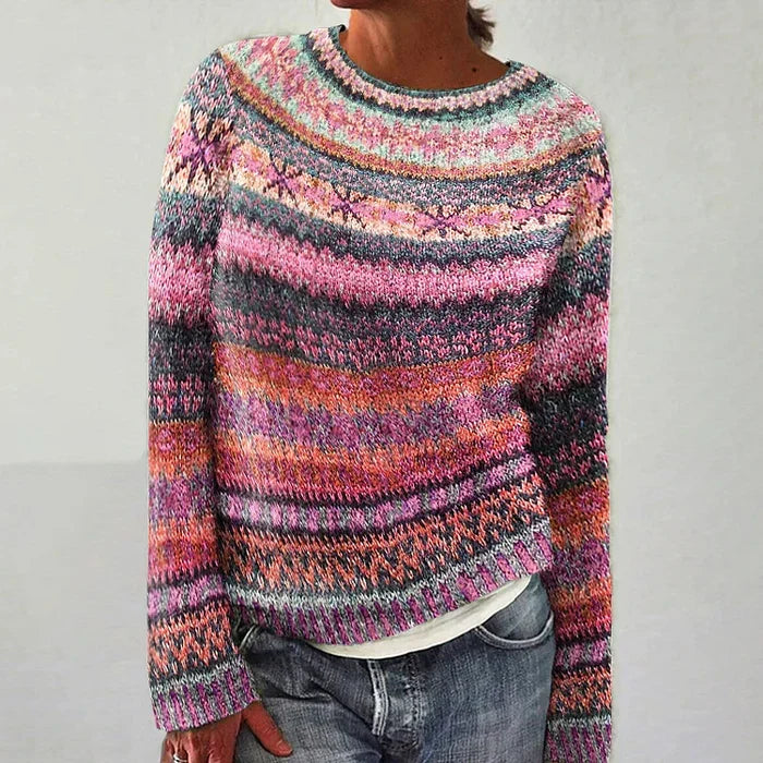 Γυναικείο Πλεκτό ΠουλOver Fair Isle
