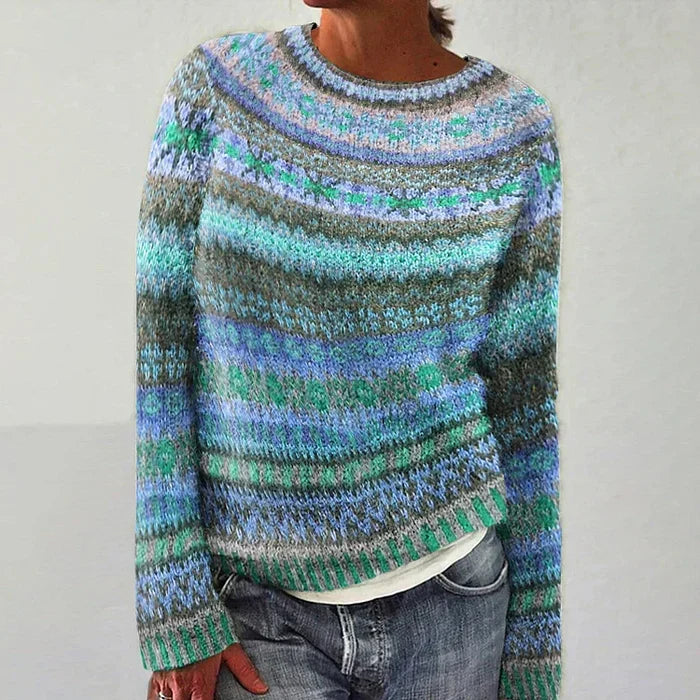 Γυναικείο Πλεκτό ΠουλOver Fair Isle