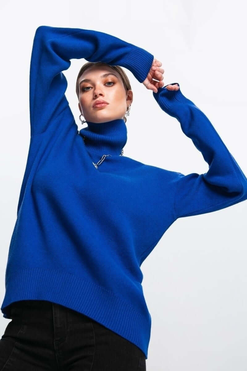 Γυναικείο Oversized Πλεκτό Ζιβάγκο