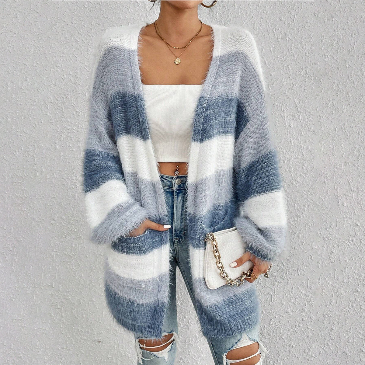 Γυναικεία Ανοιχτή Ζακέτα Oversized