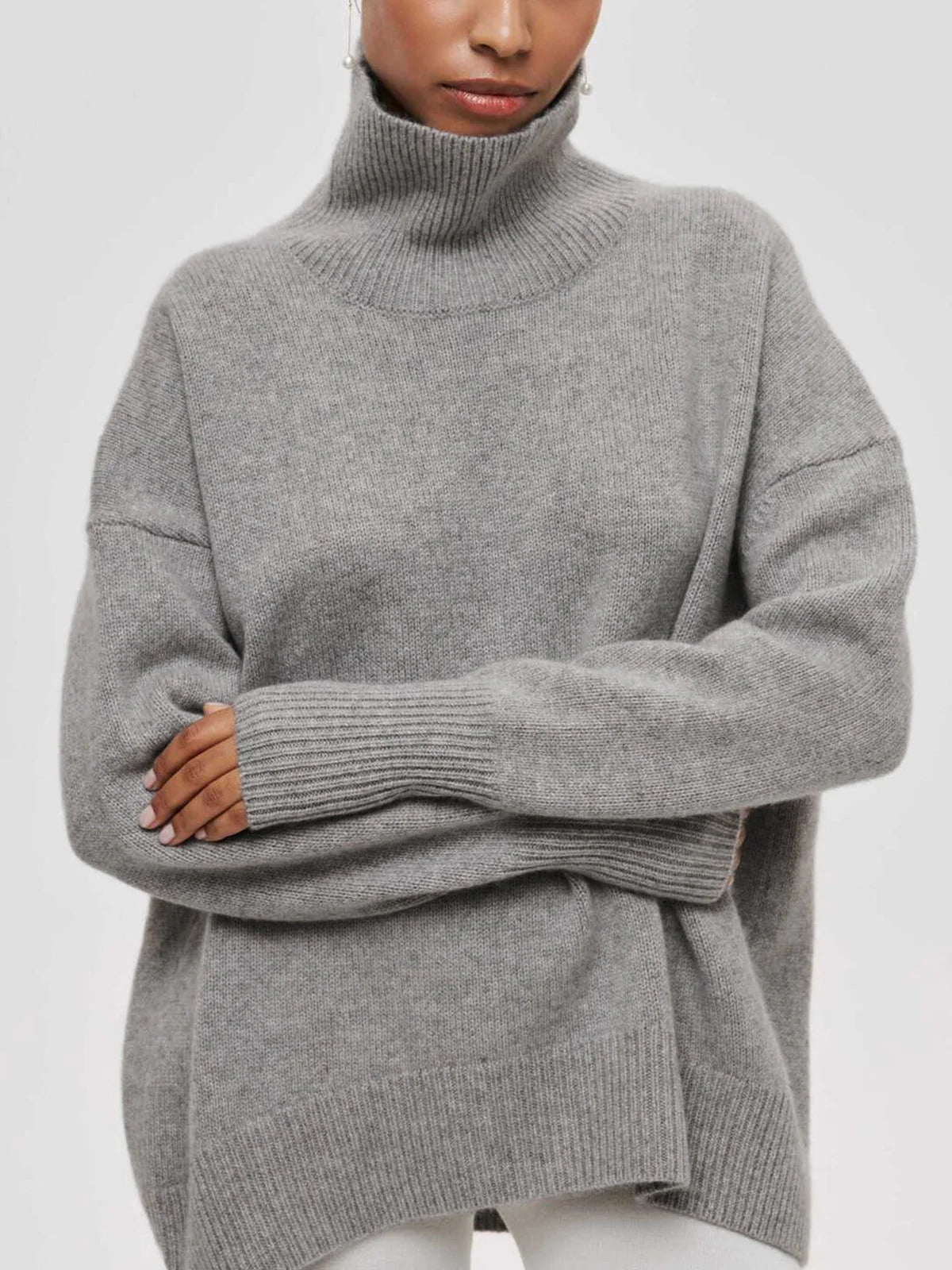 Γυναικείο Oversized Πλεκτό Ζιβάγκο