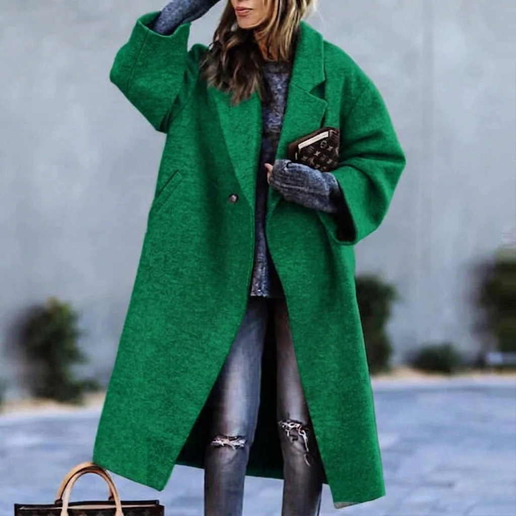 Γυναικείο Μακρύ Oversized Παλτό
