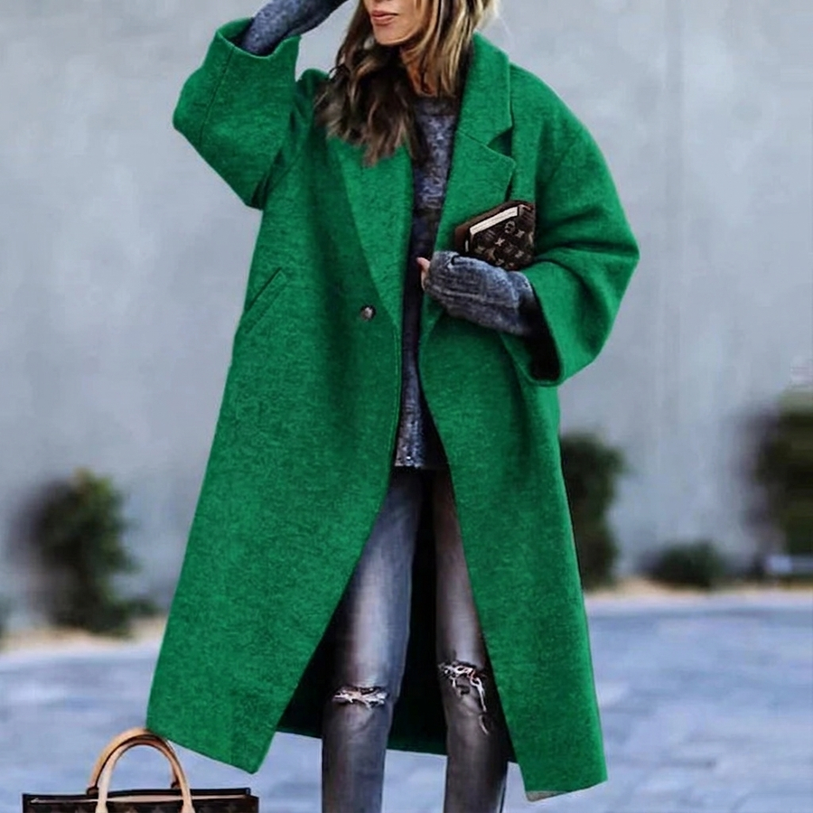 Γυναικείο Μακρύ Oversized Παλτό