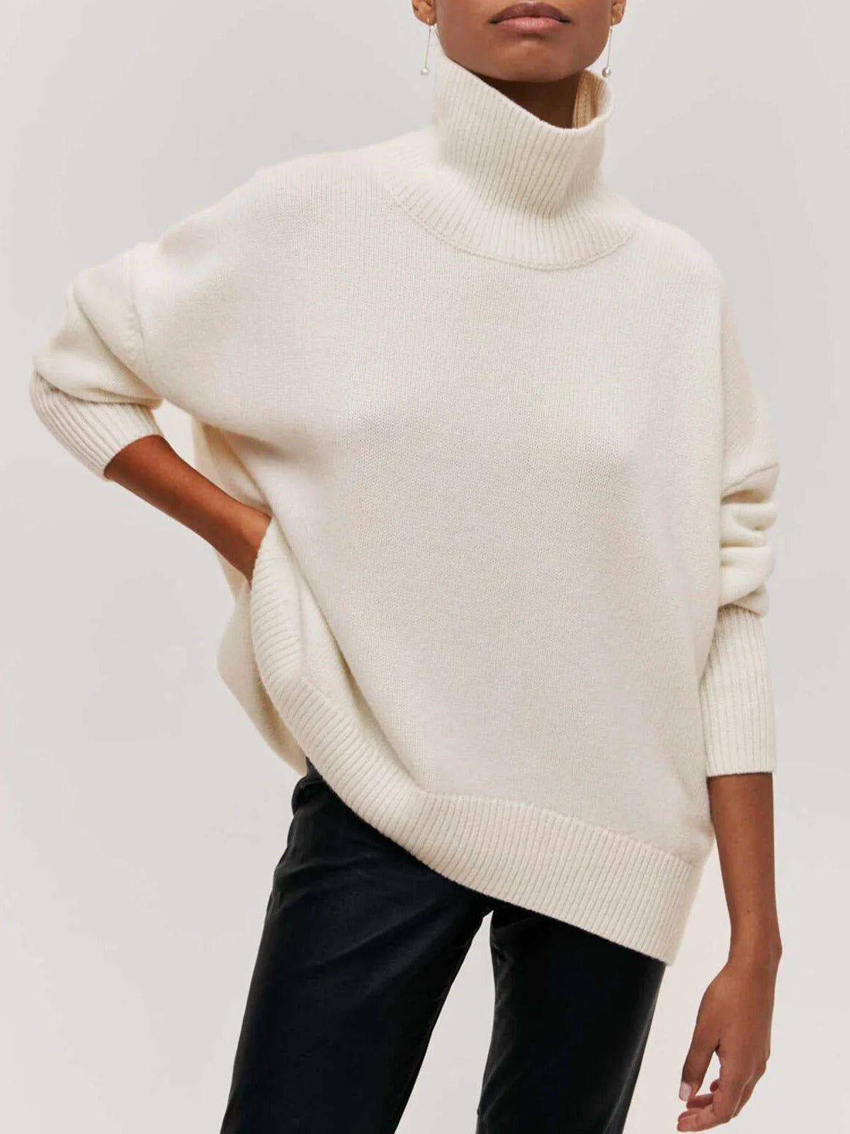 Γυναικείο Oversized Πλεκτό Ζιβάγκο