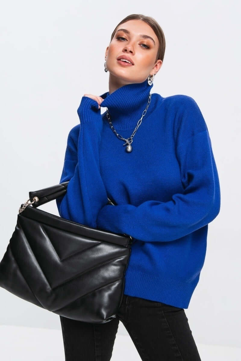 Γυναικείο Oversized Πλεκτό Ζιβάγκο