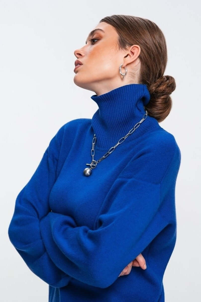 Γυναικείο Oversized Πλεκτό Ζιβάγκο