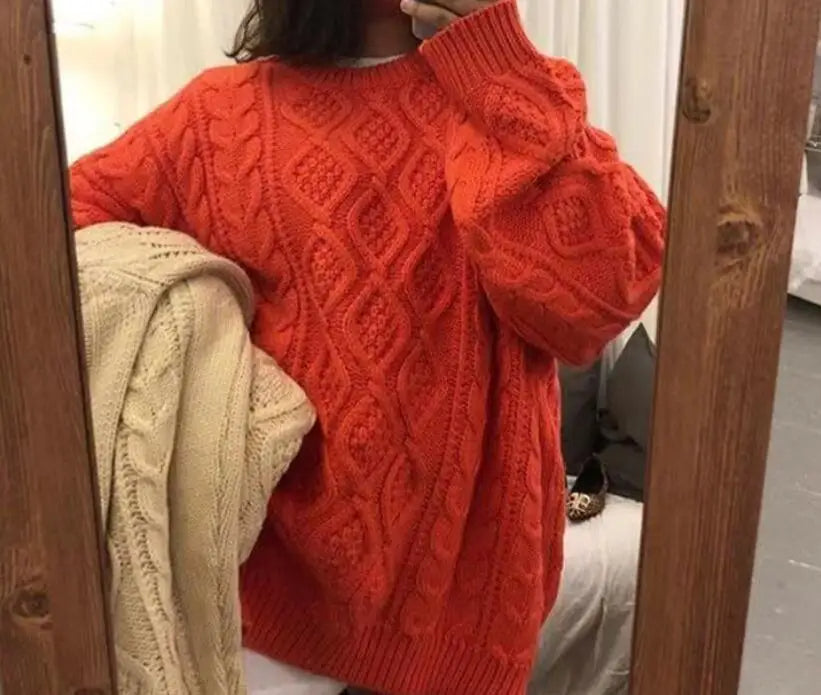 Oversized Πλεκτό Φόρεμα