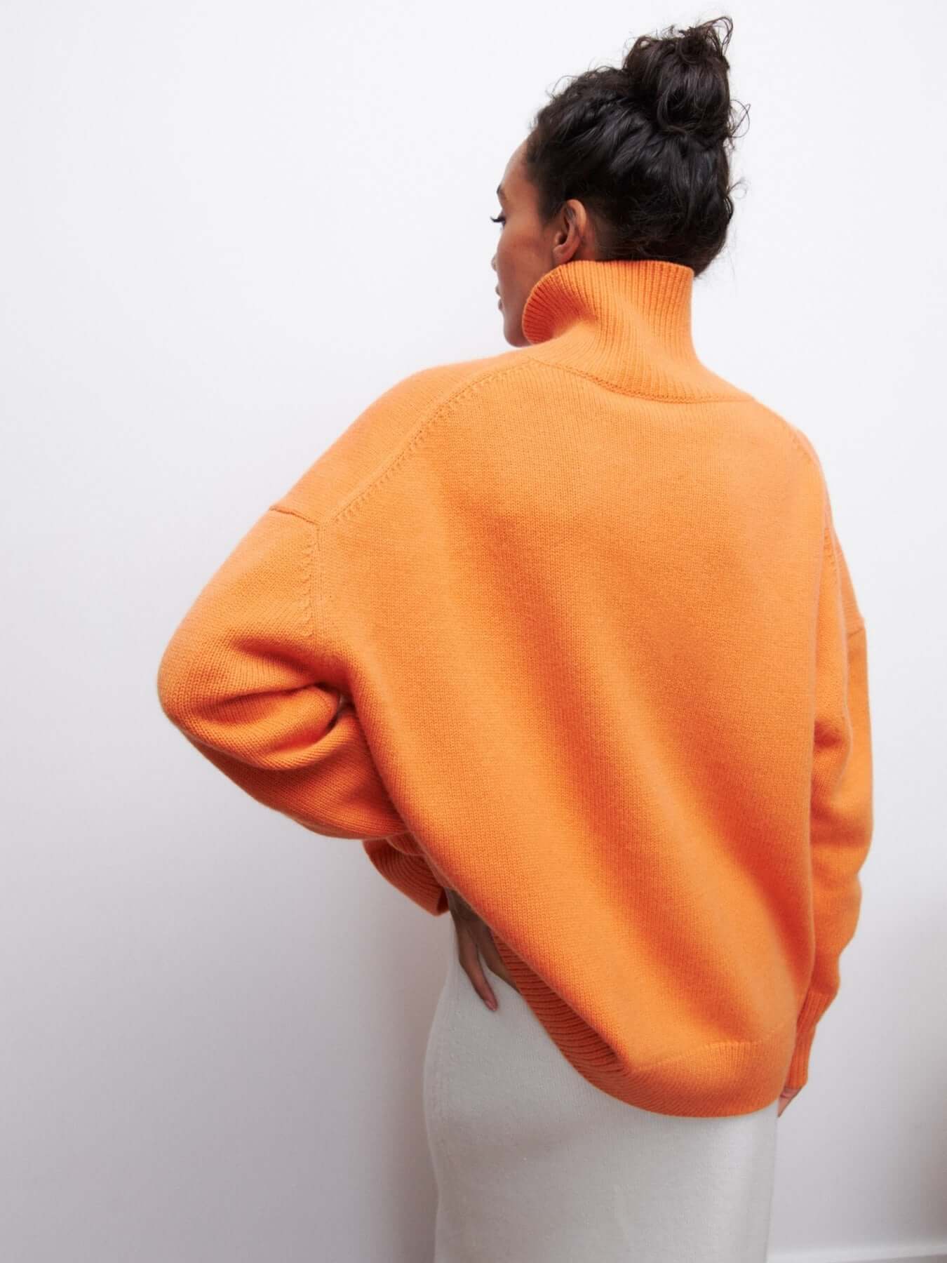 Γυναικείο Oversized Πλεκτό Πουλover με Ζιβάγκο