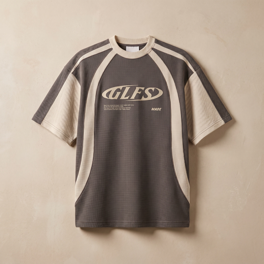 Ανδρικό Oversized T-Shirt με Υφή Σουέτ | Hip-Hop Streetwear Mπλουζάκι σε Χαλαρή Εφαρμογή