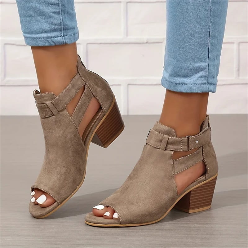 Γυναικεία Αστραγαλάκια Peep Toe
