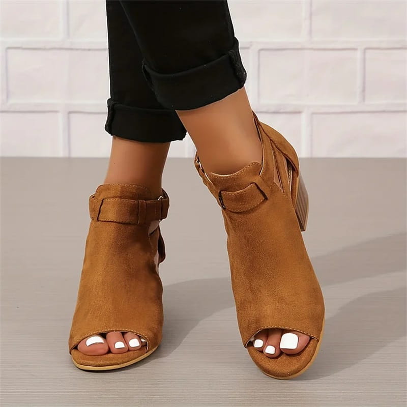 Γυναικεία Αστραγαλάκια Peep Toe