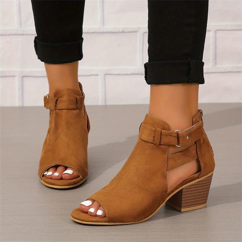 Γυναικεία Αστραγαλάκια Peep Toe
