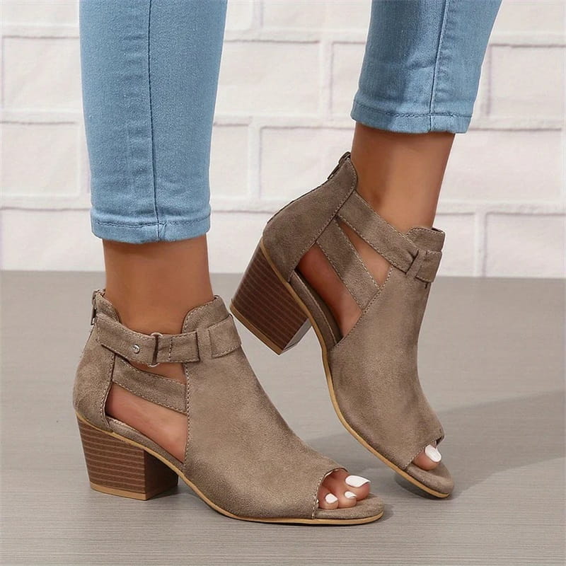 Γυναικεία Αστραγαλάκια Peep Toe