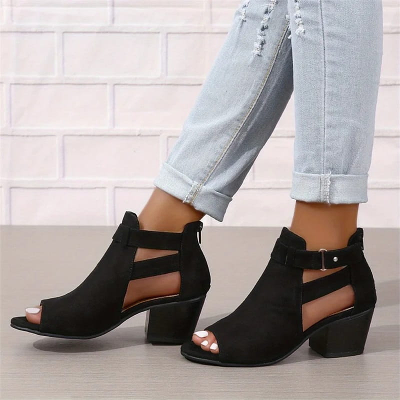 Γυναικεία Αστραγαλάκια Peep Toe