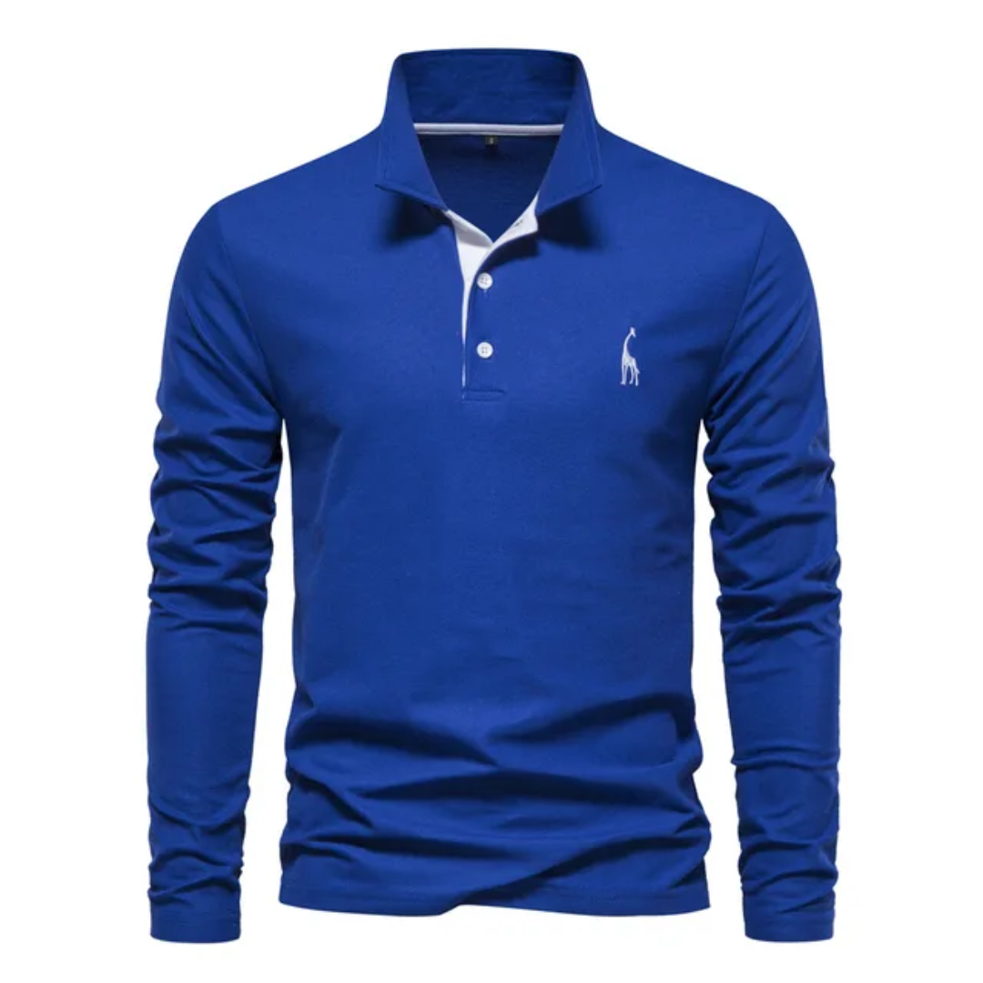 Ανδρική Μακρυμάνικη Μπλούζα Polo Slim Fit