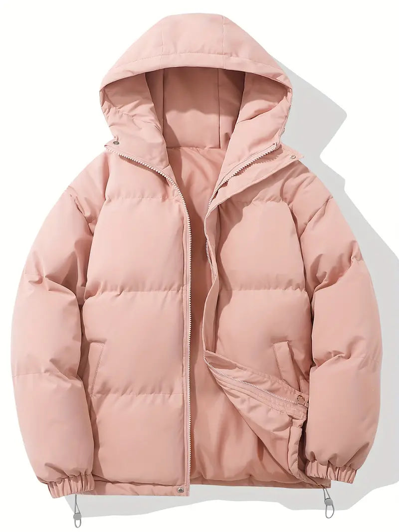 Ζεστό Μπουφάν με Κουκούλα σε Κλασικό Σχέδιο